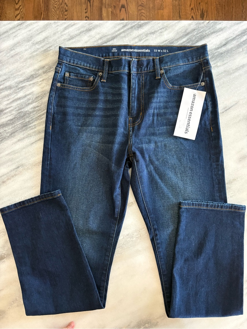 Amazon Essentials Men’s Indigo Slim Straight Jeans